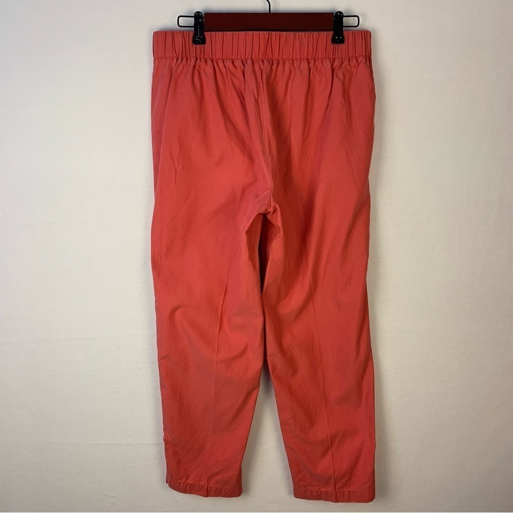 Talbots Red Cropped Pull On Drawstring Pants - Picture 5 of 7